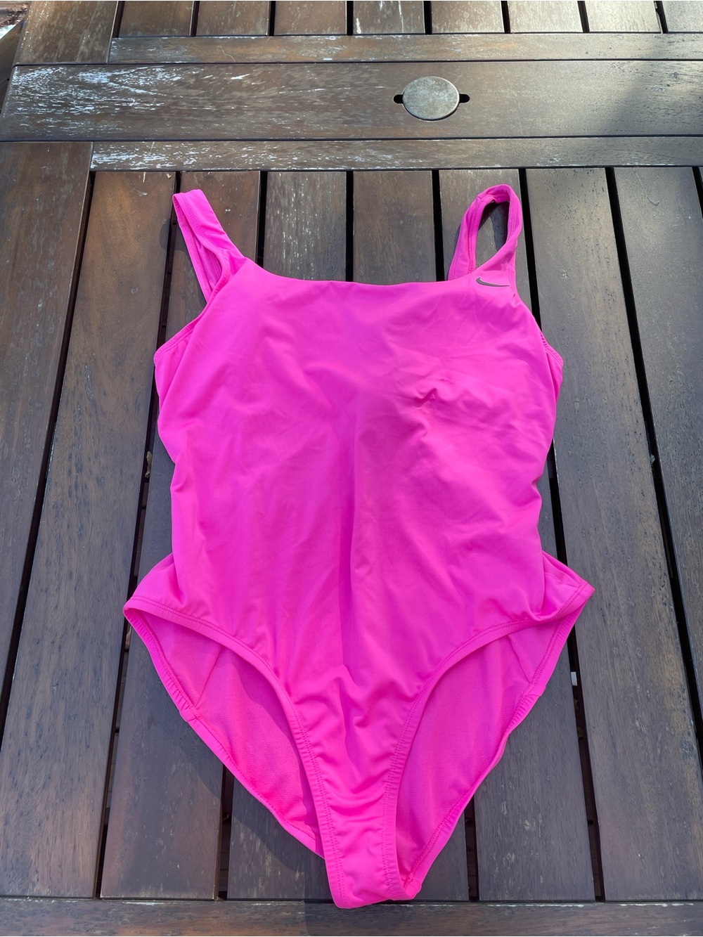 Nike women’s Bright Hot Pink One-Piece Swimsuit XL